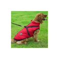 thumbnail image 2 of - Abrigo de invierno impermeable para perros con arnés, chaqueta impermeable para perros pequeños, medianos y grandes, para Labrador Chihuahua Bulldog francés (M) esquí esquí Gafas de esquí, 2 of 5