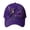 Dark Purple, variant on Under$8 Baseball Cap Women Breast Cancer Awareness Baseball Cap Embroidered Hummingbird & Colorful Wildflower Print Hat Ribbon Design Support Headwear for Daily Outdoor Gsakboxl