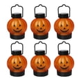 thumbnail image 1 of Flameless LED Pumpkin Candle Lights For Halloween Mini With 6 Warm LEDs Battery Operated & Party Decoration, 1 of 4