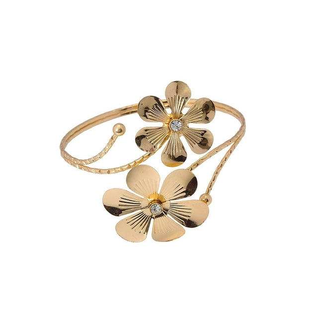 pitrice Bras Bracelet Tendance Brassard Rétro pour Graduation Femme Aureate