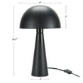 thumbnail image 3 of Black 16" Iron Mushroom Table Lamp Set of 2 - Nourison, 3 of 6