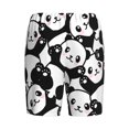 thumbnail image 5 of Easygdp Seamless Pattern Cute Panda Men's Short Pajama Pants, Sleep Shorts, Household Pants, Casual Pants with Pockets - Medium, 5 of 9
