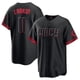 thumbnail image 1 of Nueva Camiseta De Béisbol Cardigan Reds Baseball #11 Larkin Summer Sportswear Black-Xl(48), 1 of 2