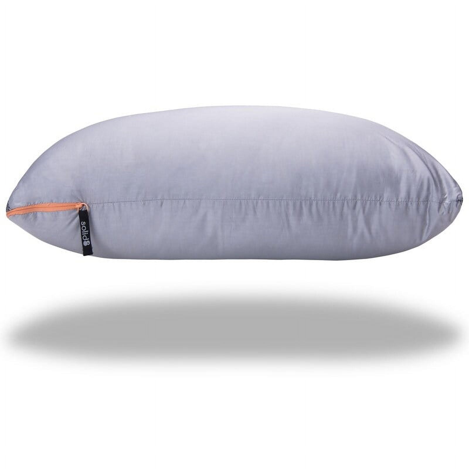 Solid 8 Graphene Extra Firm Down Alternative Pillow with Allergen Barrier, King