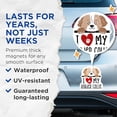 thumbnail image 3 of (2 Pack) I Love My Border Collie Magnets - Dog Lover Accessories - Pet Owner Fridge Magnets - 5" On Longest Side - for Cars, Fridges, Toolboxes - Made in USA - MAG4301, 3 of 7
