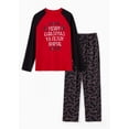 thumbnail image 1 of Conjunto de pijamas estampados de manga larga y cuello redondo para padres e hijos, nuevo hogar familiar navideño europeo y americano, 1 of 5