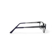 Phat Farm Men’s HV705 Square Prescription Eyeglasses with Case, Navy