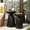 Black, variant on Flared pedestal design | Can be placed beside sofas or beds | Adds a touch of modern elegance