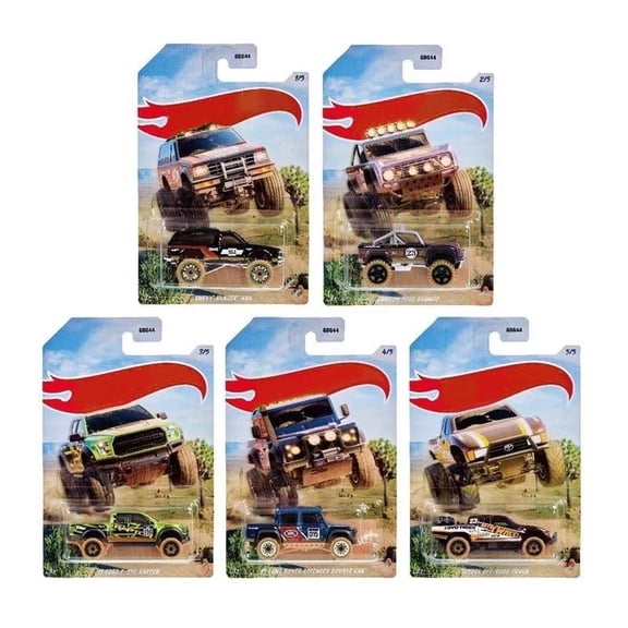 HW #1-5 Set of 5 Cars GDG44