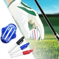 thumbnail image 3 of Herramienta de r de línea de pelota de golf, herramienta de entrenamiento de práctica de de pelota de alineación Rotulador de pelota de Azul con 3 bolígrafos Sunnimix Marcador de revestimiento de pelotas de golf, 3 of 8