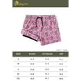 thumbnail image 7 of MADHERO Boy's 2 in 1 Swim Trunks with Liner Funny Printed Swim Shorts for Kids Pink Pineapple/Blue Duck 8, 7 of 7