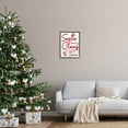 thumbnail image 2 of Santa Claus Coming to Town Phrase Holiday Graphic Art Black Framed Art Print Wall Art, 2 of 7