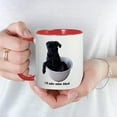 thumbnail image 3 of CafePress - 23 Pugs I'll Take Mine Black Mug - 11 oz Ceramic Mug - Novelty Coffee Tea Cup, 3 of 3