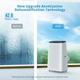 thumbnail image 4 of Entcook 9,300 BTU (14,000 BTU ASHRAE) Portable Air Conditioner with Remote Control, for Rooms up to 700 Sq.ft, 4 of 8