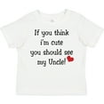 thumbnail image 3 of Inktastic Cute Uncle Boys or Girls Toddler T-Shirt, 3 of 5
