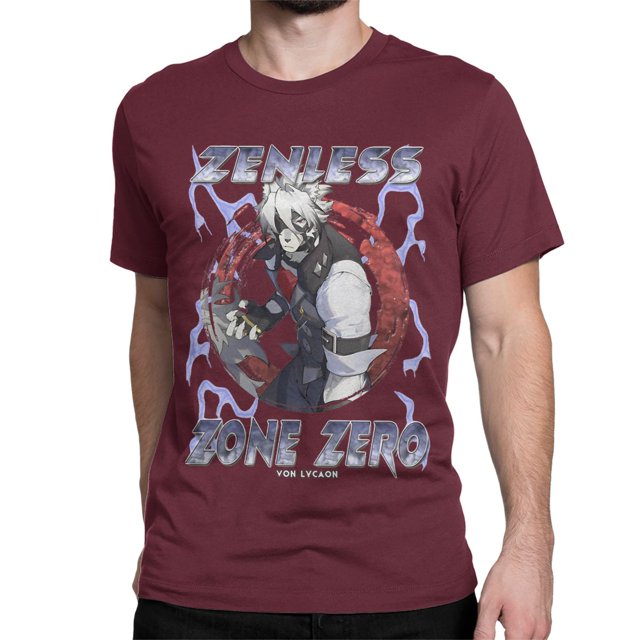 Camisetas para hombre y mujer, Zenless Z Zero Von Lycaon, camiseta de algodón única, camiseta de manga corta, cuello redondo, ropa de verano