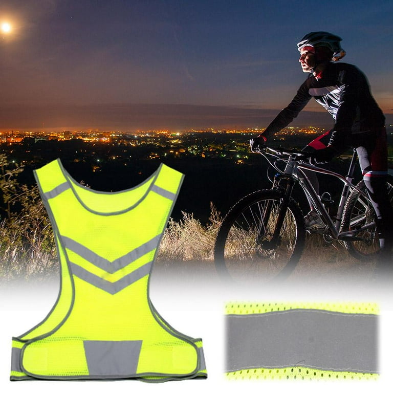 High Visibility Adjustable Reflective Safety Vest for Outdoor