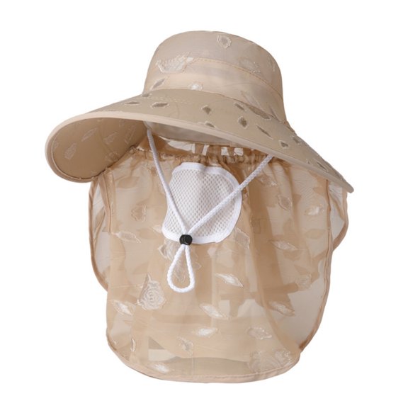 RKSTN Womens Sun Hat Upf 50 Fishing Hat with Neck Flap Wide Brimmed Summer Hats for Women Face Covering Cool Tea Picking Hat