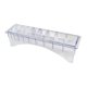 thumbnail image 1 of Estuche transparente para guardar peines guía, 10 rejillas, herramientas para el cabello, suministros limitados, 1 of 9