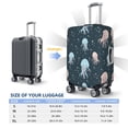 thumbnail image 2 of Luggage Cover Anti Scratch, Cute Blue Pink Jellyfish Elastic Suitcase Protector Fits 18-32 Inch Luggage, 2 of 2