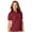 Burgundy, variant on BlueGeneration Ladies Wicking Solid Snag Resist Polo - Light Blue Medium Solid