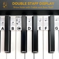 thumbnail image 4 of Etiqueta De Teclado De Piano, Pegatina De Piano Electrónico Extraíble De Silicona Para Música, 4 of 7