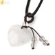 thumbnail image 1 of Collar de cuentas de cristal natural Yuxing forma de corazón cristal violeta y rosa 24*25*15 mm 51 cm, 1 of 5