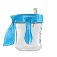 thumbnail image 3 of Dr. Brown's Soft Spout Transition Cup, ml, Blue with Handles, 3 of 7