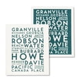 thumbnail image 1 of Lot de 2 Torchons de Rue Vancouver, 1 of 4