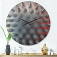 thumbnail image 2 of Designart 'Prickly Macro Texture Design ' Modern Wood Wall Clock, 2 of 5