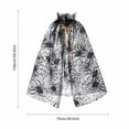 thumbnail image 2 of IAJDKMEK Women Halloween Costume Spider Web Cloak for Cosplay Party Role Play, 2 of 3