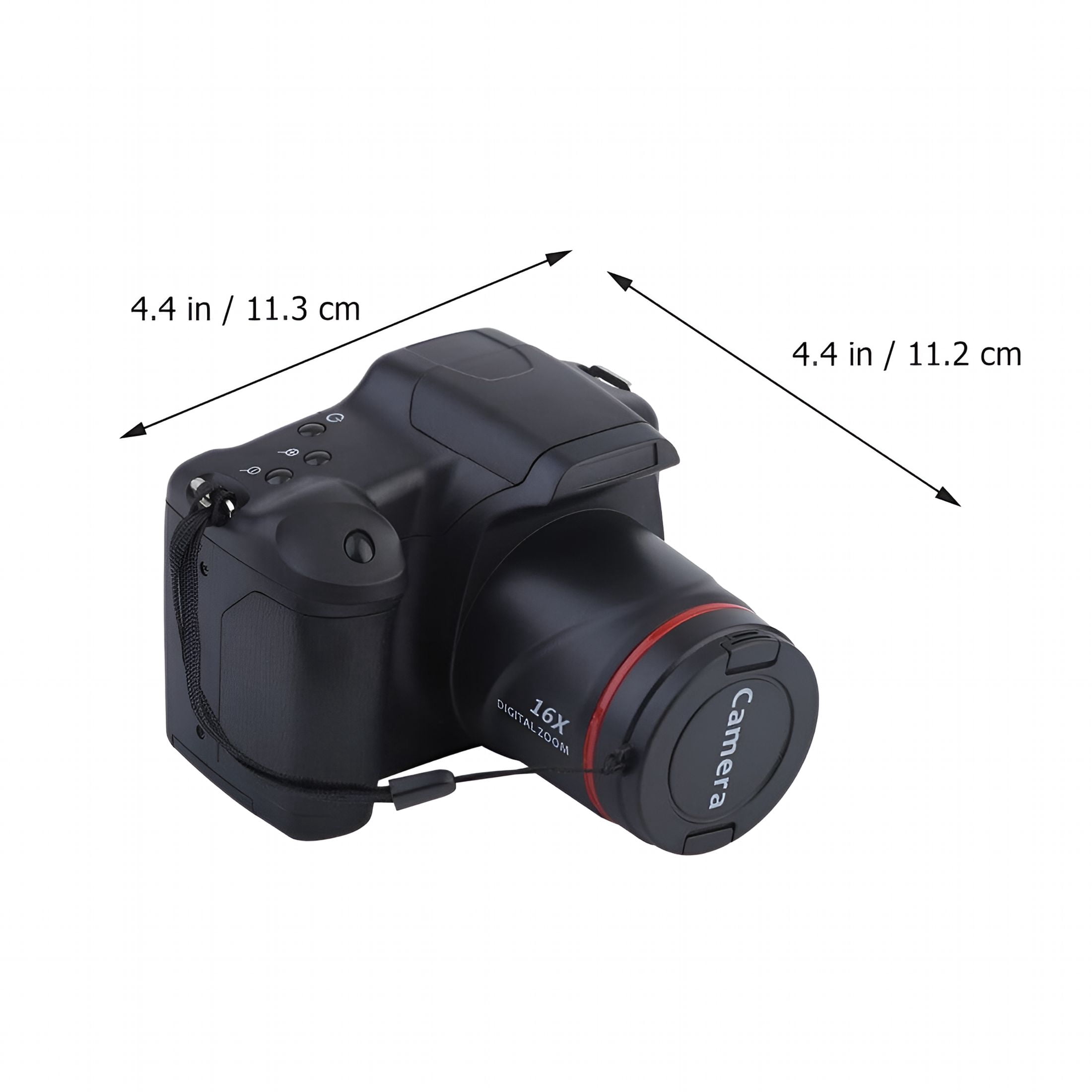 GJX Digital Camera for Photography,16Mp Fhd Video Camera with Wifi,3 Inch Screen,16X Digital Zoom,Vlogging Camera for Youtube Point and Shoot Digital Camera