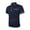 Navy, variant on SGFCWSX Mens Polo Shirts Short Sleeve Slim Fit Paisley Pattern Woven Casual Golf Shirts for Men Light Blue Size XL