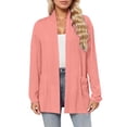 thumbnail image 2 of Lightweight Cardigans for Women 2025 Short Sleeve Casual Open Front Oversized Cardigan with Pockets Outerwear, 2 of 6