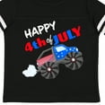 thumbnail image 4 of Inktastic Happy Fourth of July Monster Truck Boys or Girls Toddler T-Shirt, 4 of 5