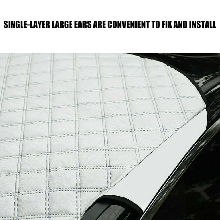 Car Windscreen Cover Sunshades, SMALUCK Car Windshield Cover Sun Shade UV  Protective Front Window Cover - Snow Ice Frost Sun UV Dust Water Resistant  in all Weather (140x90cm) : : Automotive