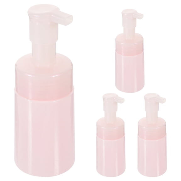 FOMIYES 4pcs Travel Soap Dispenser Travel Foaming Pump Bottle Foam Bottle Foaming Soap Pump Dispenser Empty Foam Pump Bottles Travel Soap Bottle