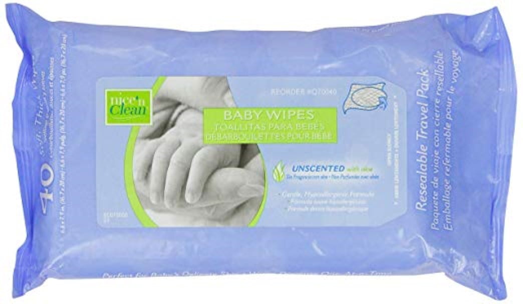 Baby Wipe Nice'n Clean Soft Pack Aloe Unscented