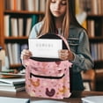 thumbnail image 6 of Psesaysky Chicken Floral Bees Trippy Mushroom Backpack Kids School Bag, Cartoon Butterfly Snail BookBags 4 Pcs Lunch Box Water Bottle Carrier Bag, Starry Girls Boys Large Capacity Rucksack, 6 of 7