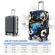 thumbnail image 4 of Balery Football Funda de equipaje, fundas para maletas, elástica, lavable, protector de maletas, compatible con maletas de 18 a 32 pulgadas-Small, 4 of 7