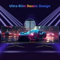 thumbnail image 2 of Z-EDGE 27 Inch 240Hz Gaming Monitor, FHD 1080P IPS Display, 1ms MPRT, AMD FreeSync, HDR Support, VESA Mount Compatible, Black, 2 of 6