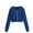 Navy #17, variant on Hoodies for Teen Girls Fashion Solid Color Zip Up Long Sleeve Sweatshirts Comfy Drawstring Tops with Pockets Casual Loose Hooded Jacket Going out Tops for Girls