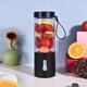 thumbnail image 2 of Licuadora portátil de 400 ml, licuadora portátil de 20 001 RPM, licuadora eléctrica, color negro, 2 of 5
