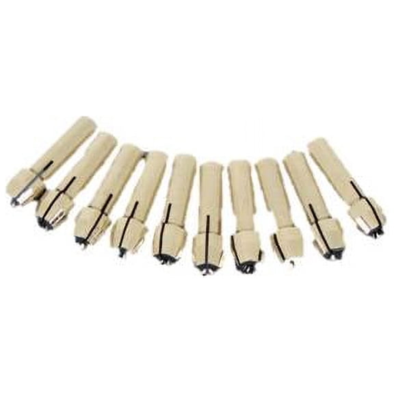 TEMO 50 pc Durable Shiny 1/32 Inch (0.8 mm) Rotary Tool Collet Bit #483 for Dremel and Compatible