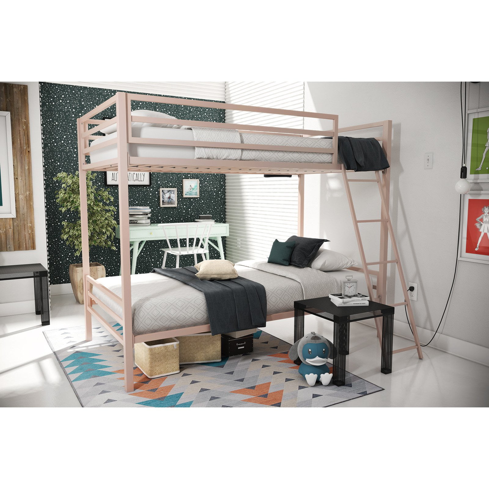 Novogratz Maxwell Twin Metal Bunk Bed Multiple Colors Novogratz Maxwell Twin Metal Bunk Bed Multiple Colors Com