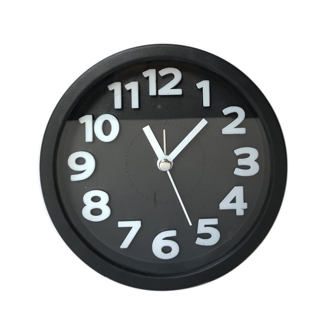 Miangastore Bedside Table Clock Candy Colors Simple Appearance 1Pack