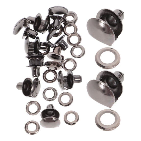 Hytrove Boot Lace Hooks Replacement Boot Lace Hooks Metal 10pcs 0.47X0.39X0.39in