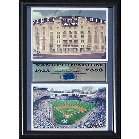 Yankee Stadium Musical Globe - MLB Yankee Stadium Game Used Frame, 12x18