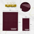 thumbnail image 4 of Crown Display Burgundy Scalloped Napkins Disposable 20 Pcs 3-Ply Burgundy Scalloped Dinner Napkins Disposable Decorative for Dinners & Parties, Paper Guest Towels for Bathroom & Party Supplies, 4 of 6