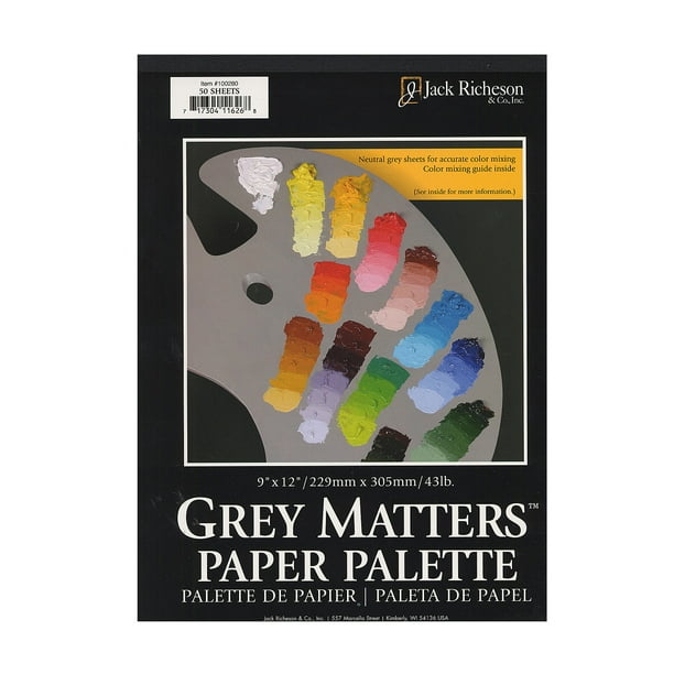 Grey Matters Paper Palettes 9 in. x 12 in. (pack of 2)